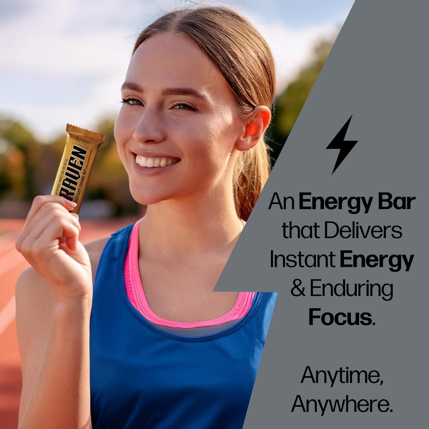 Braven Bar Variety Pack Energy Chews - 10 Pack of 1.59 oz Bars with 5g Protein - Gluten Free On-the-Go Snacks for Running, Hiking, Sports - Sustained Energy Boost