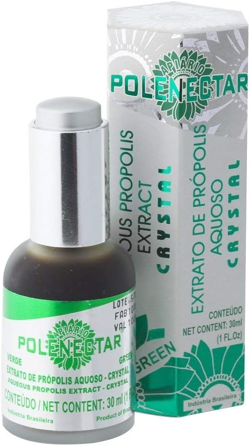 Brazil Green Bee Propolis Extract Crystal - 30ml Aqueous by Polenectar