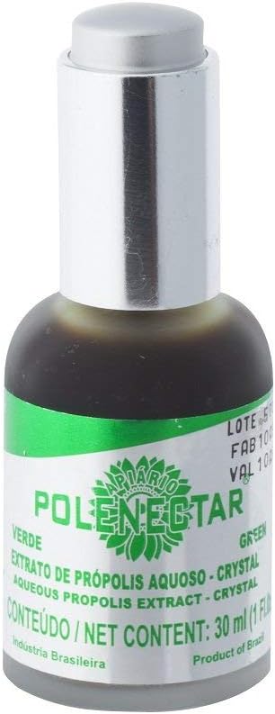 Brazil Green Bee Propolis Extract Crystal - 30ml Aqueous by Polenectar