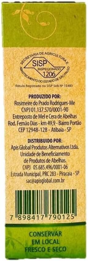 Brazilian Green Bee Propolis Extract Non Alcoholic - 30 ml, from Apiario Rupestre - New Green Nutrition