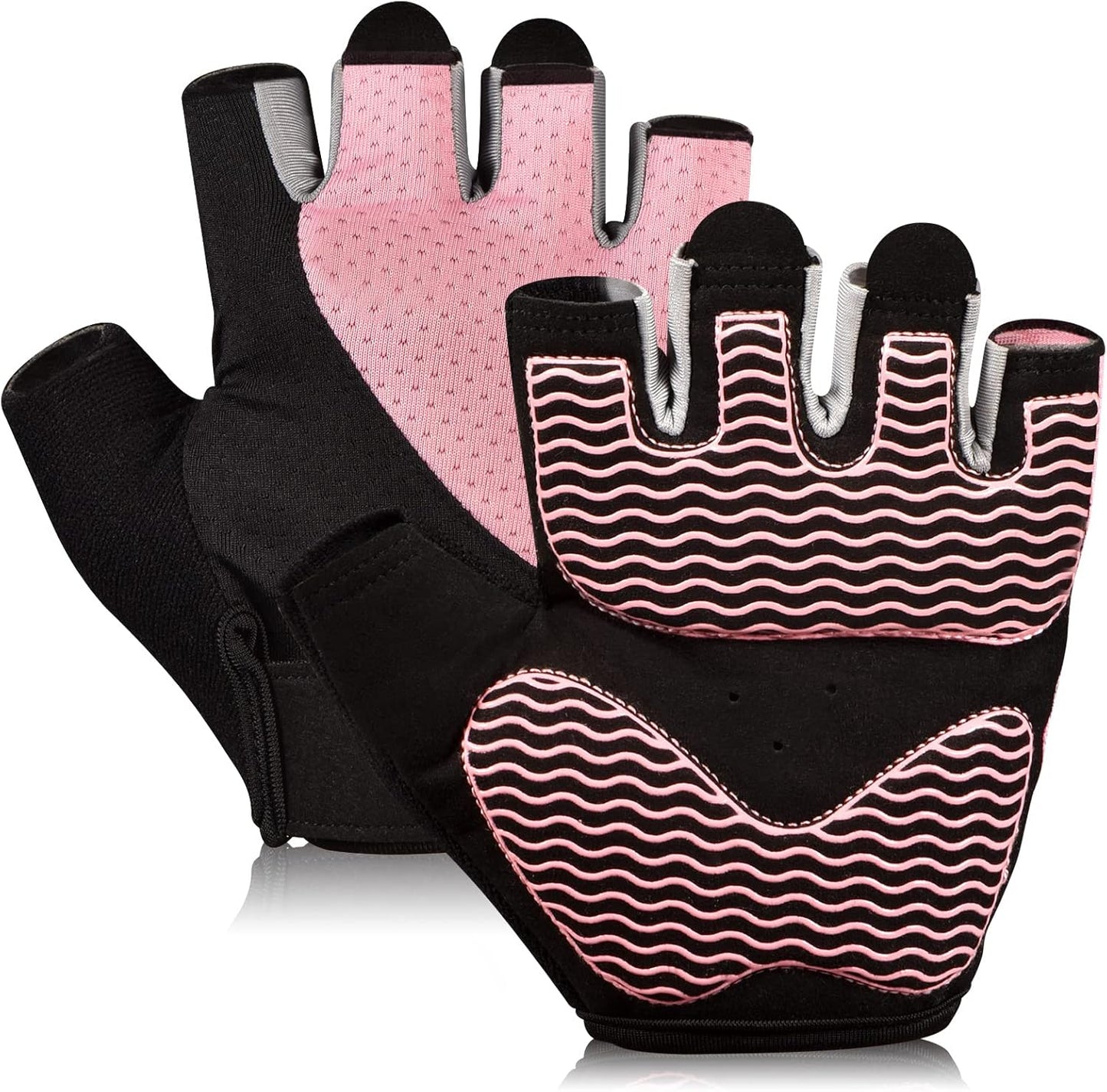 Breathable Fingerless Gym Gloves for Weightlifting, Training, and Cycling