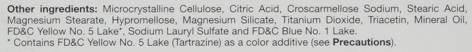 Breckenridge Ferrocite Tablets 100ct - Compare to Hemocyte - 324mg Iron Supplement for Anemia Management