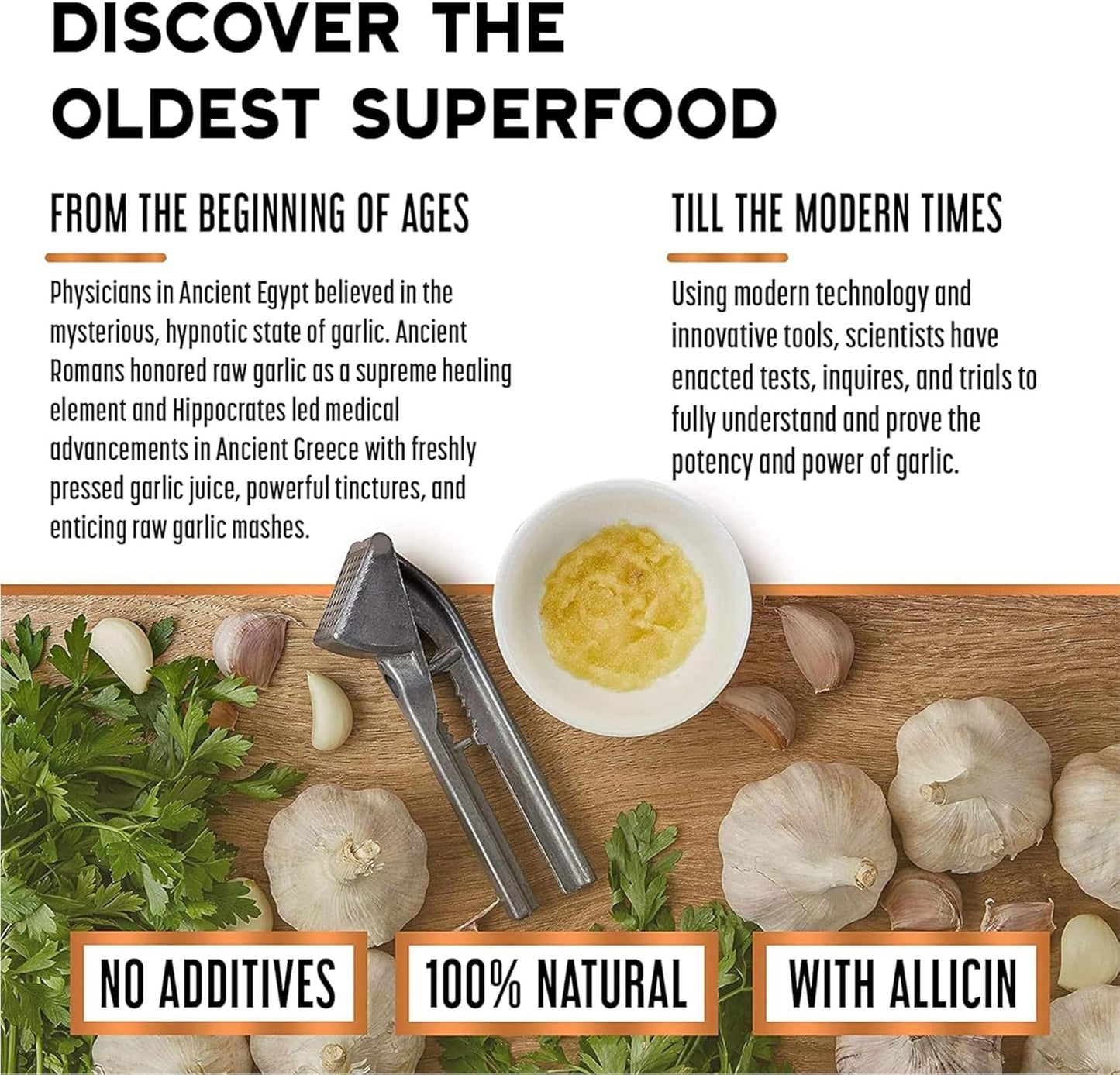 Bright Horizon Health Allicin-Rich Pure Garlic Extract - Alcohol-Free, 11X Strength Immune Support Supplement - Vegan Liquid Form - 1 fl.oz