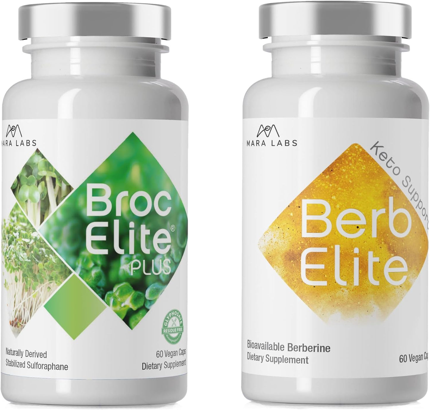 BrocElite and BerbElite Bundle by Mara Labs - 30 Servings for Enhanced Wellness