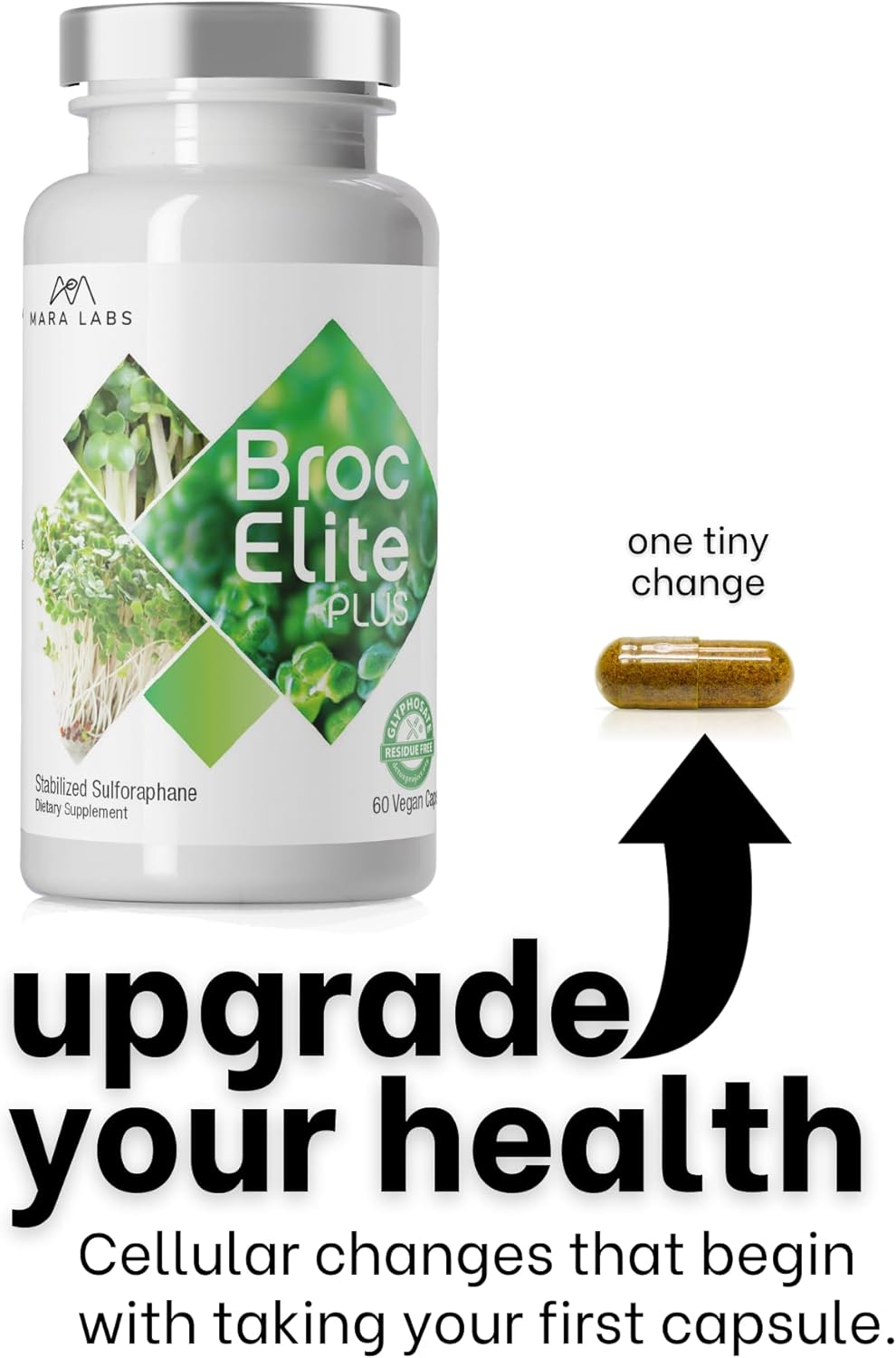 BrocElite Kids 60 with Mara Labs Plus - 30 Servings - Immune Support for Children