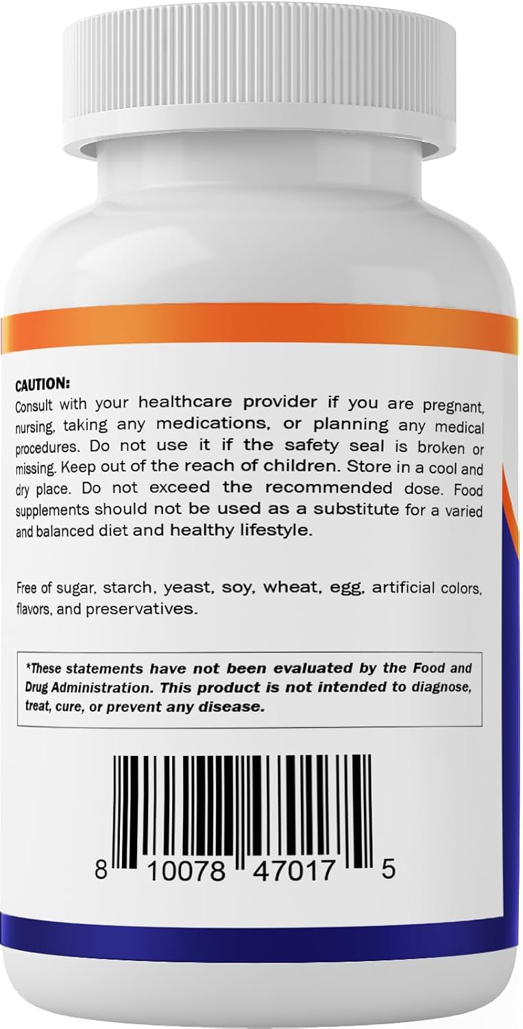 Bromelain Enzyme Supplement 500mg, 2400 GDU/g, Proteolytic Enzymes, Digestive Protein Support, 180 Count Bottle
