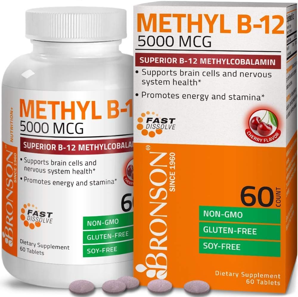 Bronson Probiotic 50 Billion CFU with Prebiotic, Apple Polyphenols, Pineapple Extract, and Methyl B12 5000 mcg