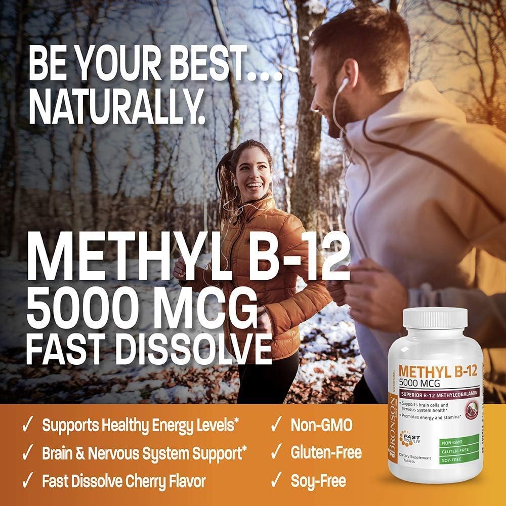 Bronson Probiotic 50 Billion CFU with Prebiotic, Apple Polyphenols, Pineapple Extract, and Methyl B12 5000 mcg