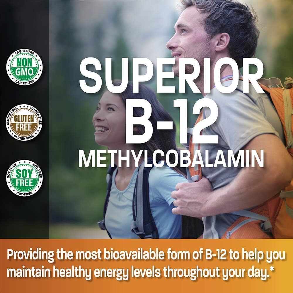 Bronson Probiotic 50 Billion CFU with Prebiotic, Apple Polyphenols, Pineapple Extract, and Methyl B12 5000 mcg