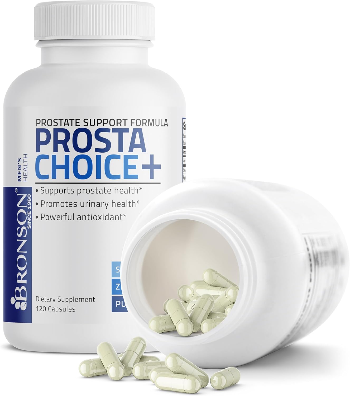 Bronson Prostate Health Support Supplement - 120 Capsules for Men's Prostate Health