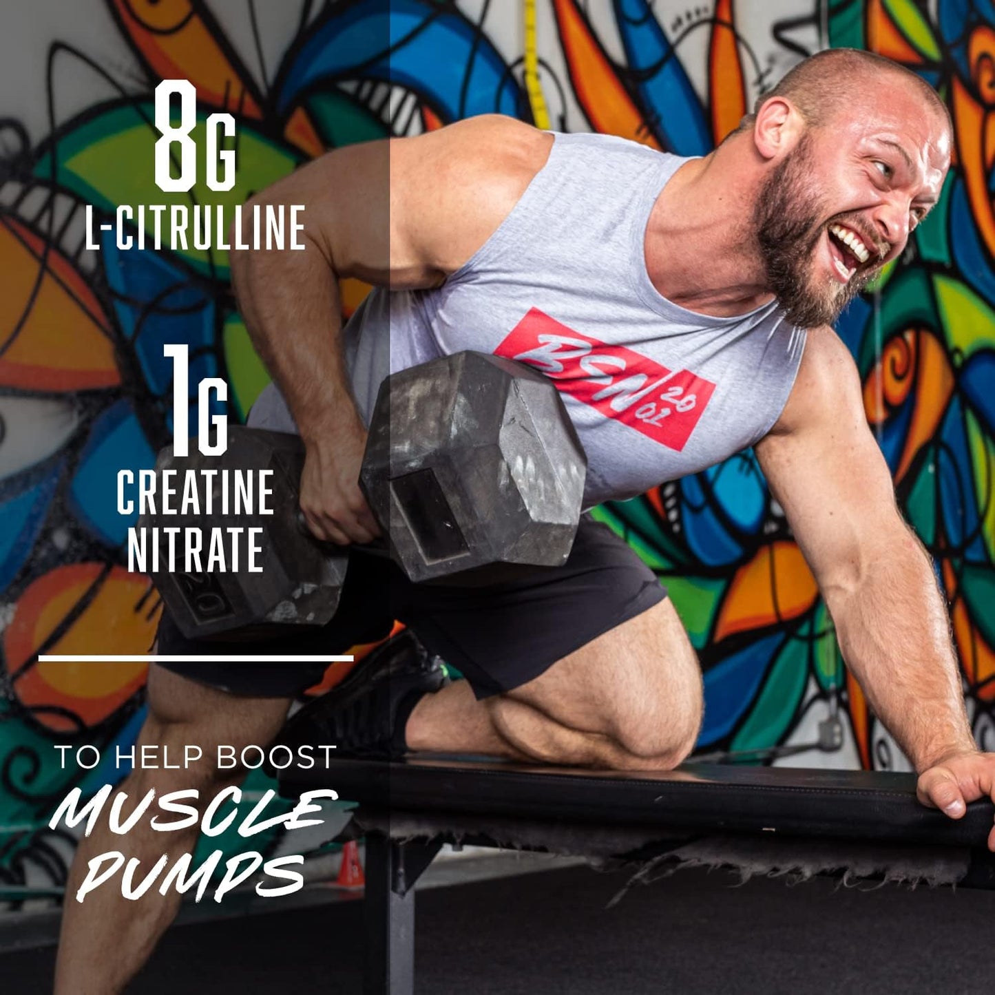 BSN N.O.-XPLODE Vaso Pre Workout Powder - Watermelon Smash Flavor, 8g L-Citrulline, 3.2g Beta-Alanine, Energy Boost - 24 Servings