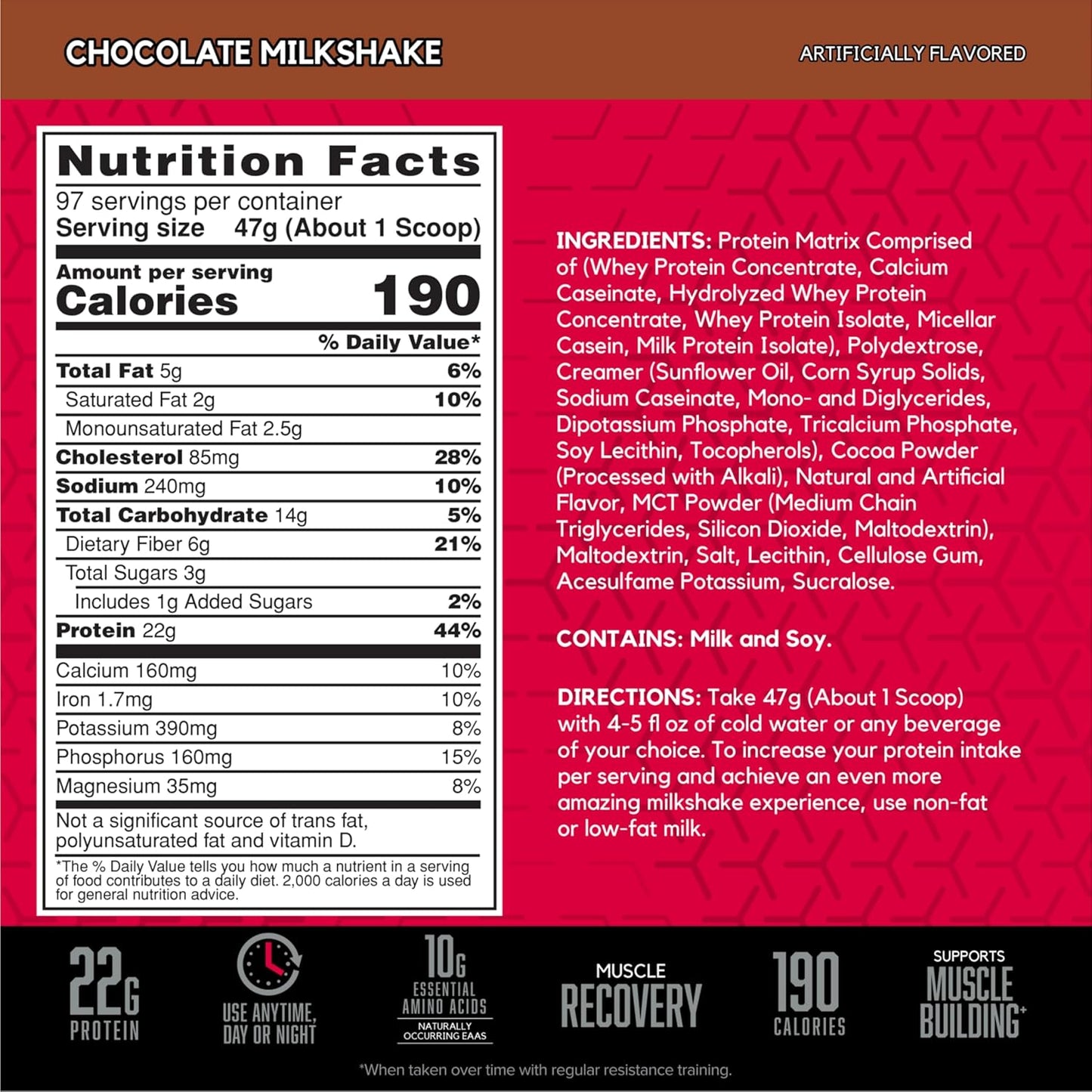 BSN SYNTHA-6 Chocolate Milkshake Whey Protein Powder with Micellar Casein - 97 Servings