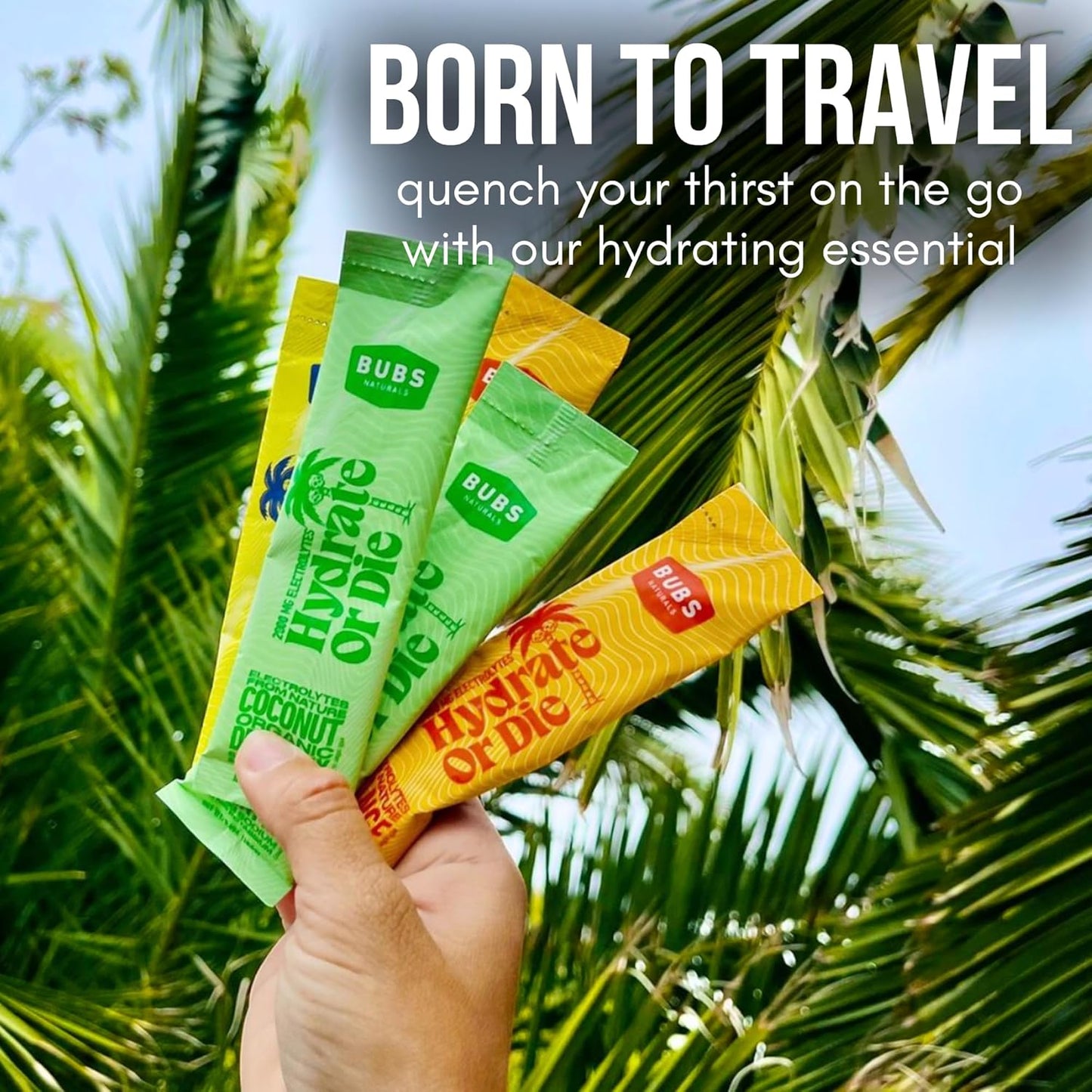 BUBS Naturals Electrolyte Powder Variety Pack - All-Natural Hydration Powder with Energy Boost & Recovery Support - Keto, Gluten-Free, No Sugar Added - 18 Servings