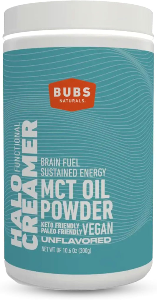 BUBS Naturals MCT Oil Powder: Keto Vegan & Paleo Friendly Coconut Fats for Energy - Dairy-Free Coffee & Shake Boost