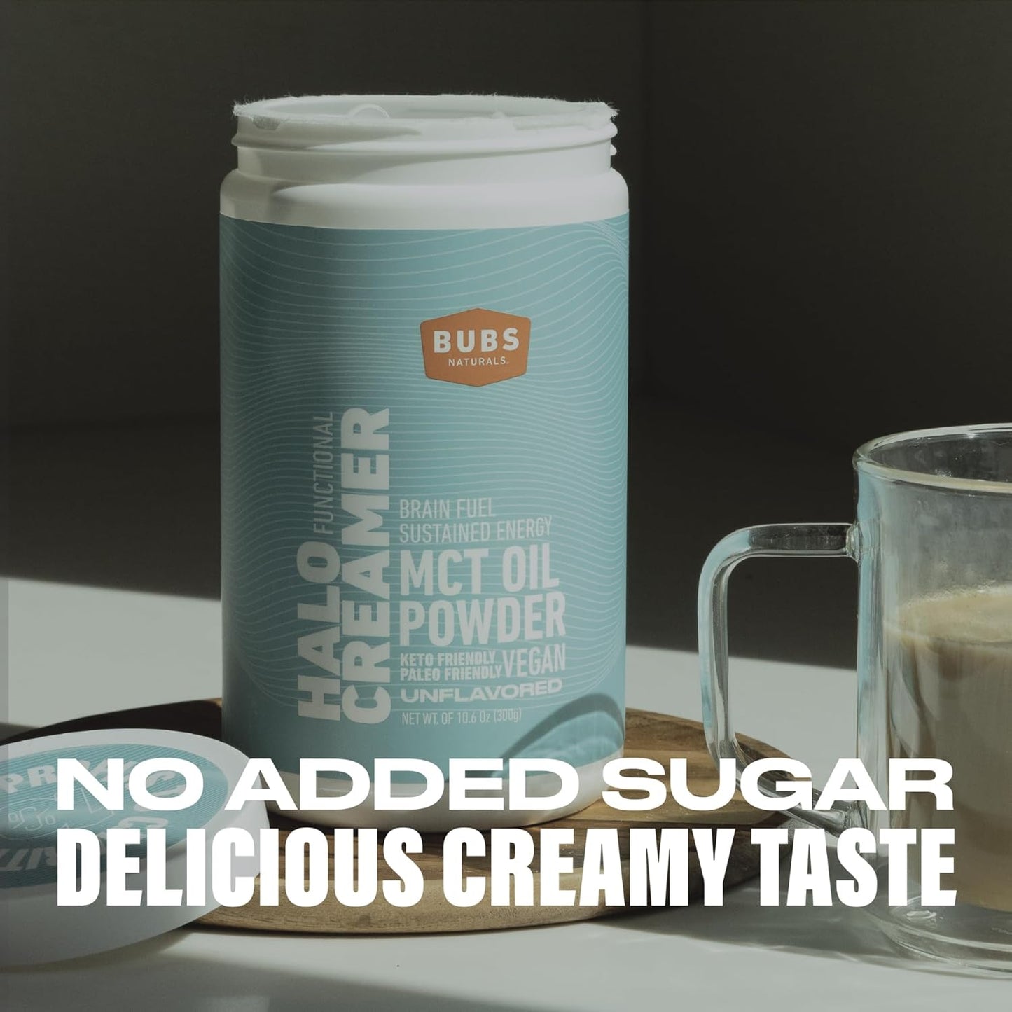 BUBS Naturals MCT Oil Powder: Keto Vegan & Paleo Friendly Coconut Fats for Energy - Dairy-Free Coffee & Shake Boost