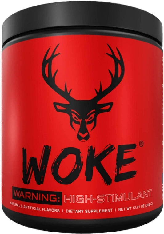 Bucked Up Woke High Stim Pre Workout: Best Tasting Focus Nootropic for Pump, Strength, and Growth - 30 Servings