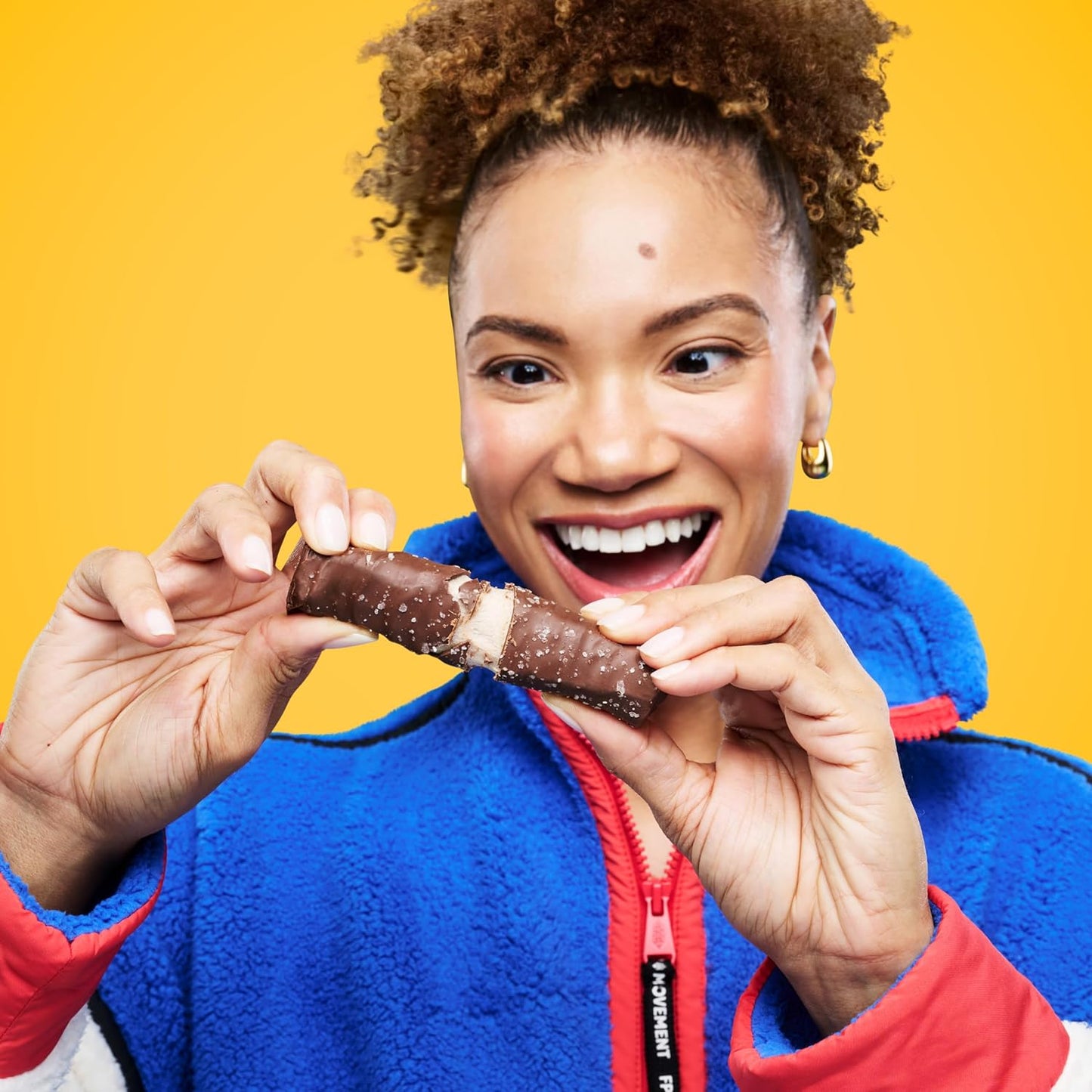 BUILT Salted Caramel Puff Protein Bars - High Protein Snacks, On-The-Go Bars - 140 Calories, 6g Sugar, Collagen - Gluten Free - 12 Count