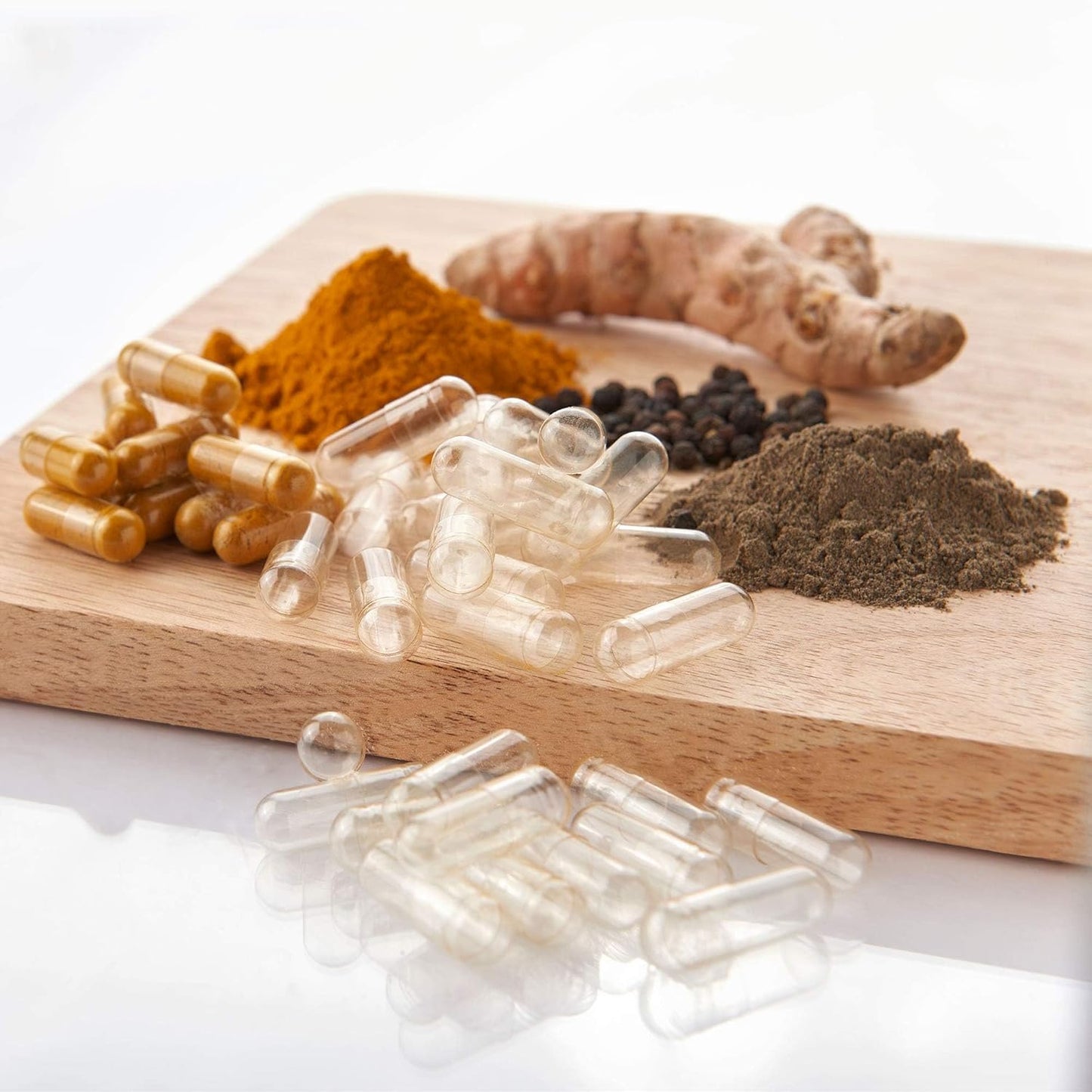 Bulk 000 Gelatin Capsules - 10000 Count Empty Capsules for Filling Machine - Halal Beef Gel Caps - Size 000 Tablet Presses