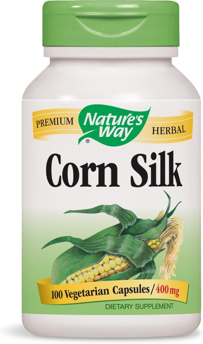 Bulk Pack of 200 Nature's Way Corn Silk Capsules for Urinary Health and Water Retention Support