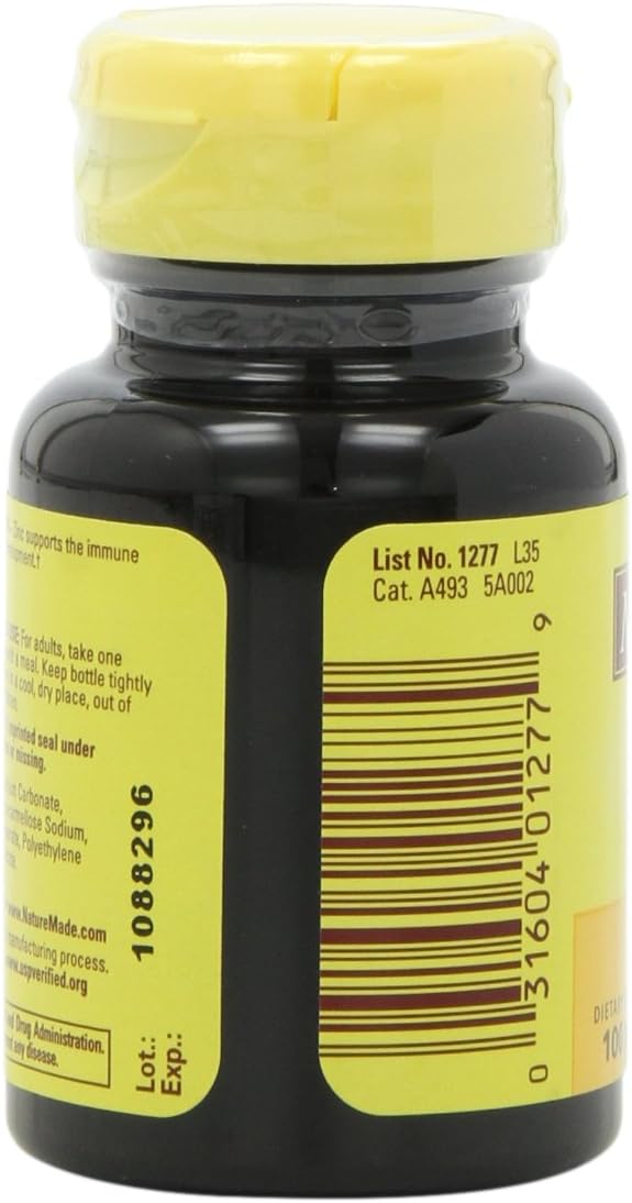Bulk Pack of 600 Nature Made Zinc 30mg Tablets for Immune Support