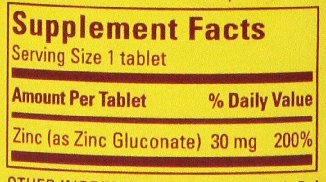 Bulk Pack of 600 Nature Made Zinc 30mg Tablets for Immune Support