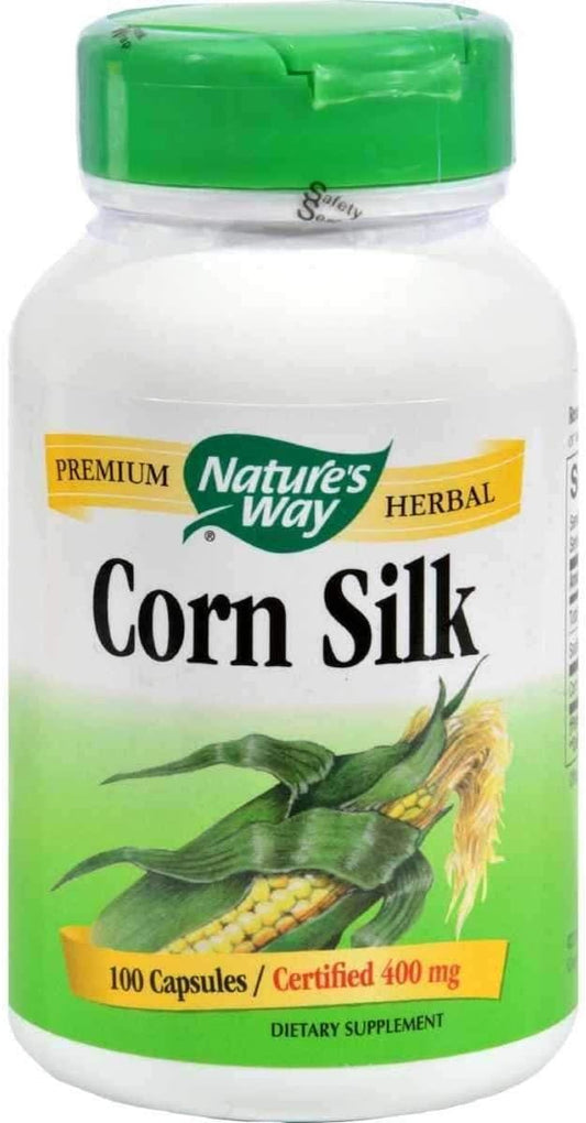 Bulk Pack of 600 Nature's Way Corn Silk Capsules, 1,200 mg per Serving