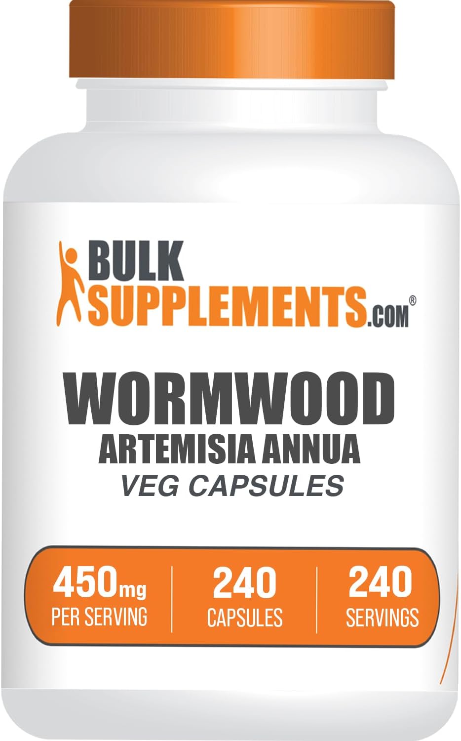 BulkSupplements.com Wormwood Extract Capsules - Artemisia Annua Leaf Supplement - 240 Veg Capsules