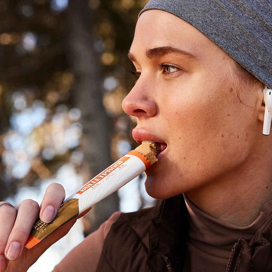 Bulletproof Café Latte Collagen Protein Bars - 12 Pack, 11g Protein, Grass Fed Healthy Snacks with MCT Oil, Low Sugar