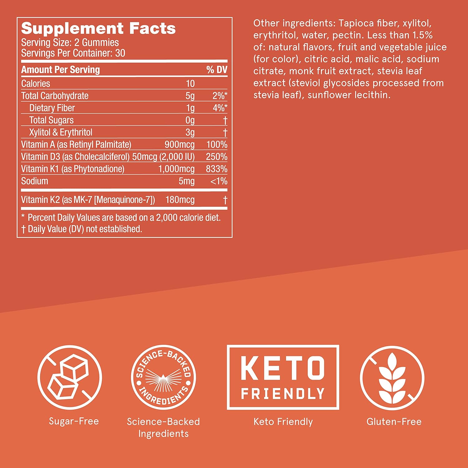 Bulletproof Greens Powder, 8.4 oz & Vitamin A+D+K Gummies, 60 ct - Superfood & Immune Support