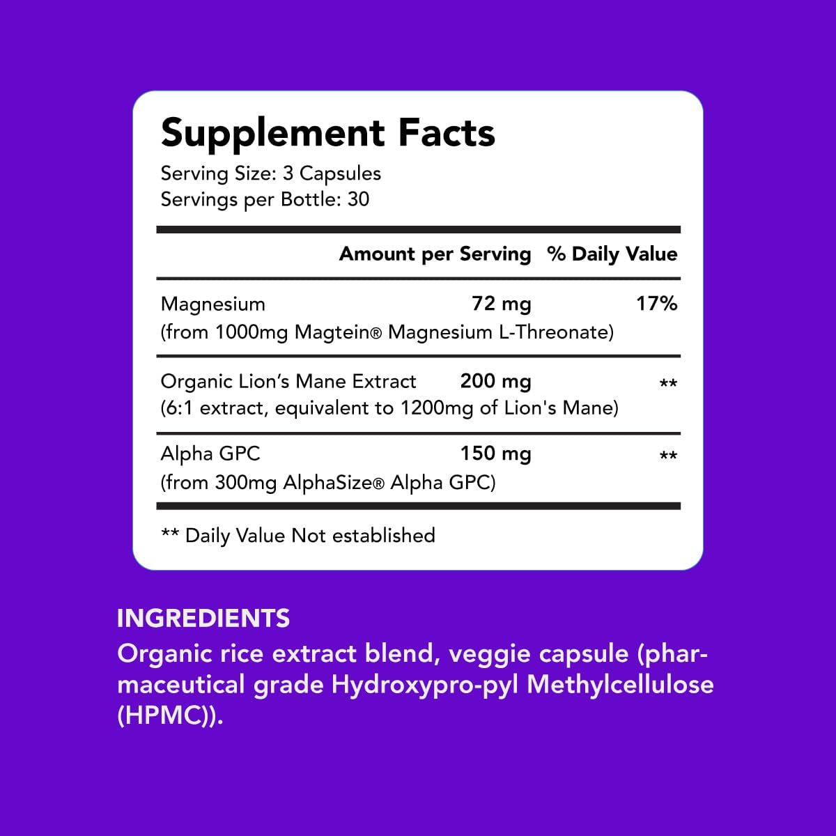 Bundle: AMANDEAN Premium Brain Health Supplement with Liposomal Glutathione - Triple Formula for Cognitive Support and Focus