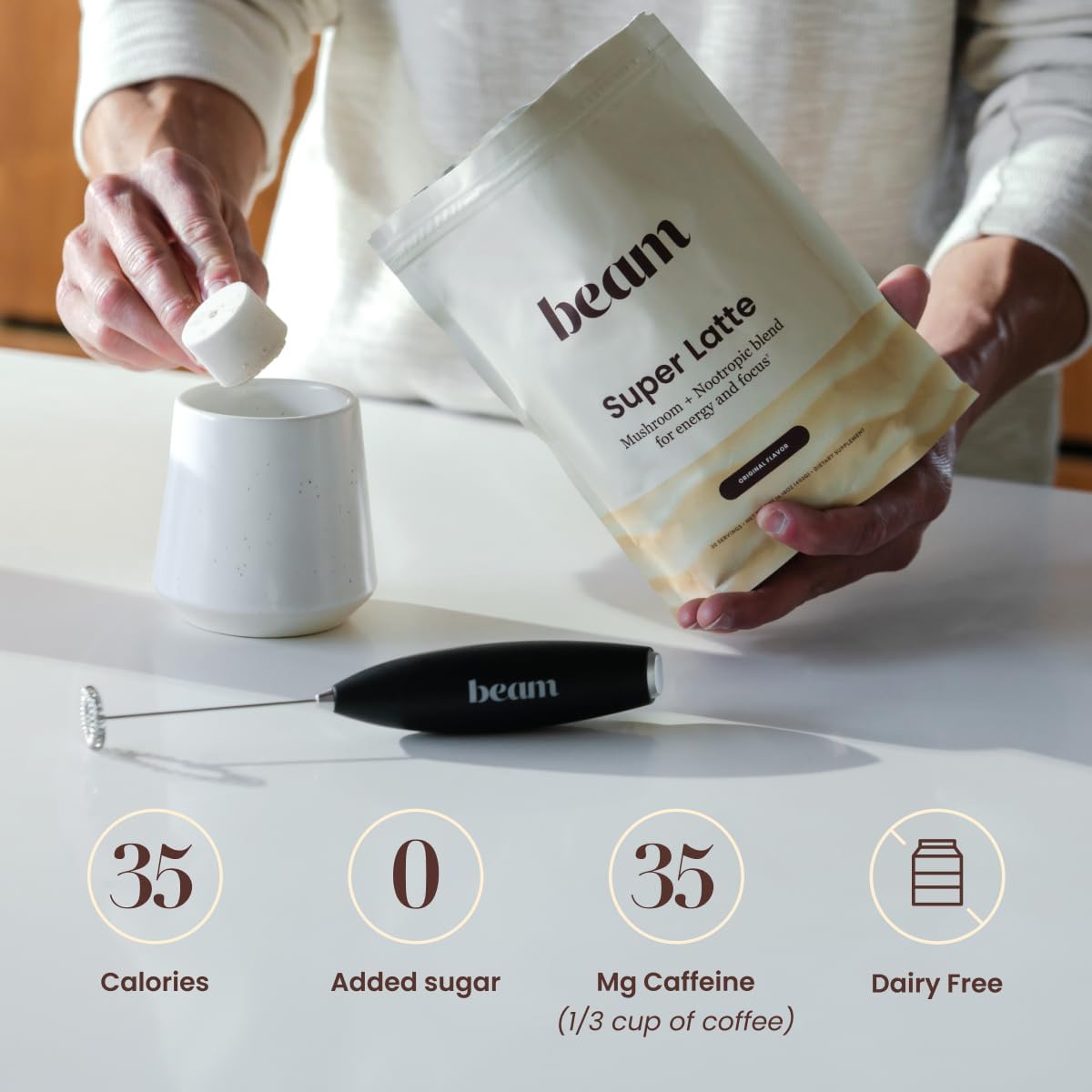 Bundle: Beam Greens Powder Superfood & Super Latte - Coffee Alternative Pack