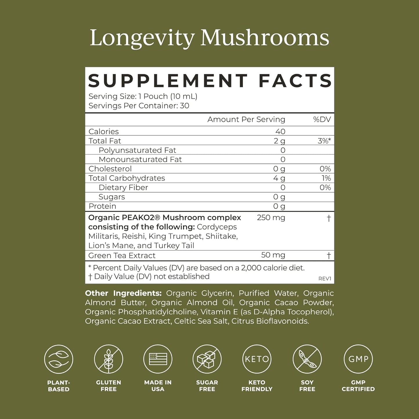 Bundle: CYMBIOTIKA Liposomal Mushroom Supplement with Creatine+ for Energy, Recovery, & Muscle Mass - Lion's Mane, Turkey Tail, B-Vitamins, Cordyceps, & Reishi Mushrooms