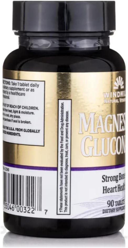 Bundle Deal: 5 Packs of WINDMILL MAGNESIUM GLUCONATE 500MG 90 Tablets