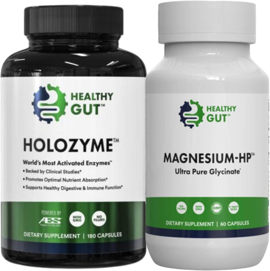 Bundle: HoloZyme Digestive Enzymes & Magnesium-HP | 90 Servings & 60 Servings