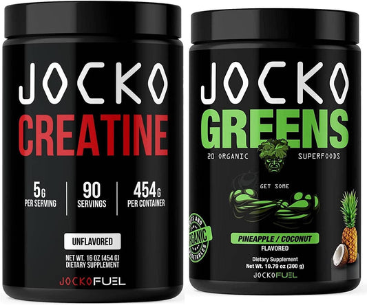 Bundle: Jocko Fuel Greens & Creatine - Superfood & Creatine Powder Kit