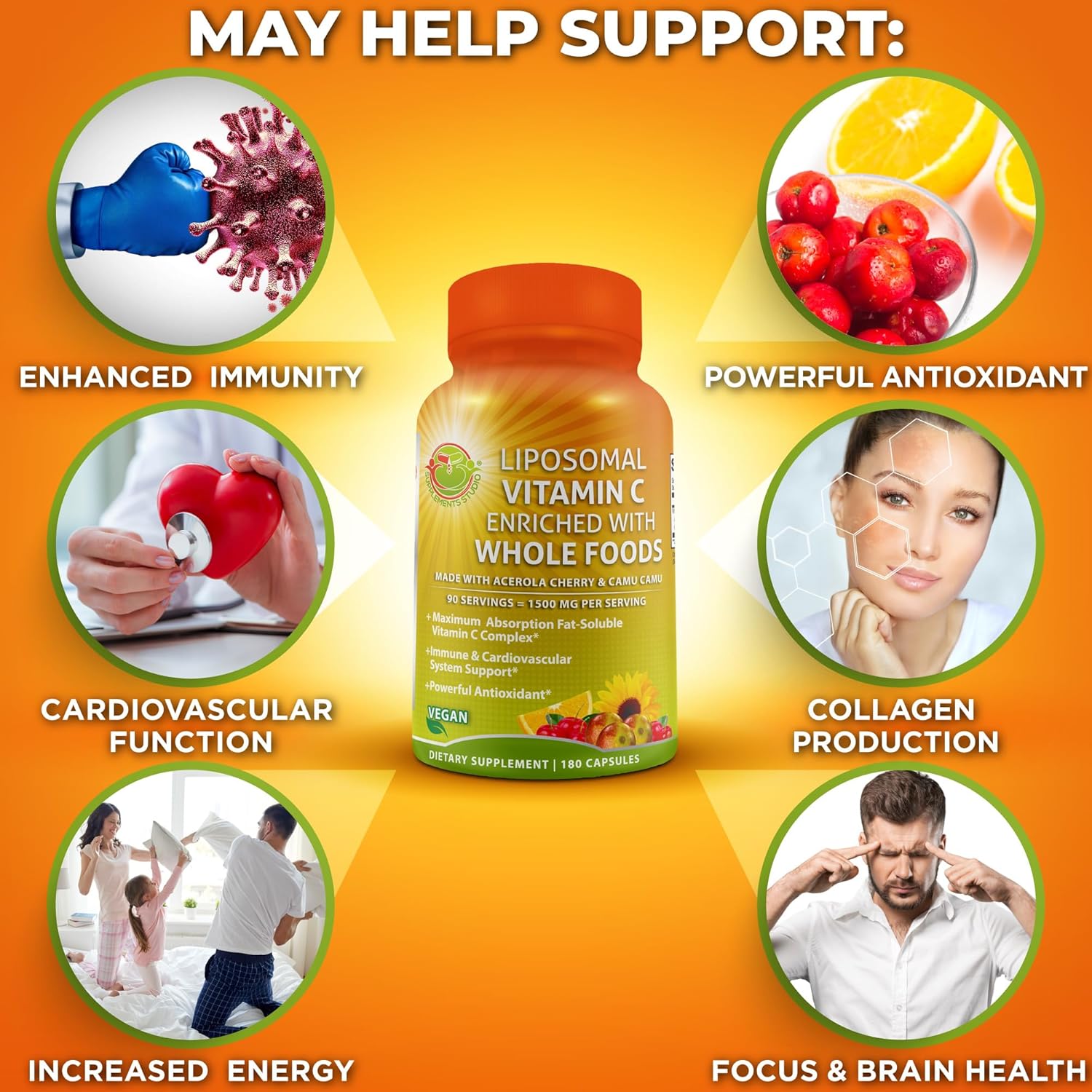 Bundle: Liposomal Glutathione, Vitamin C, and DIM for Immune, Cardiovascular, and Hormonal Support