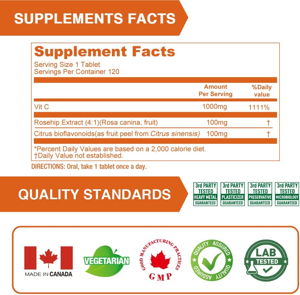 Bundle: Lovita Bee Propolis Liquid Extract & Vitamin C Nutrient Supplements for Immune Support