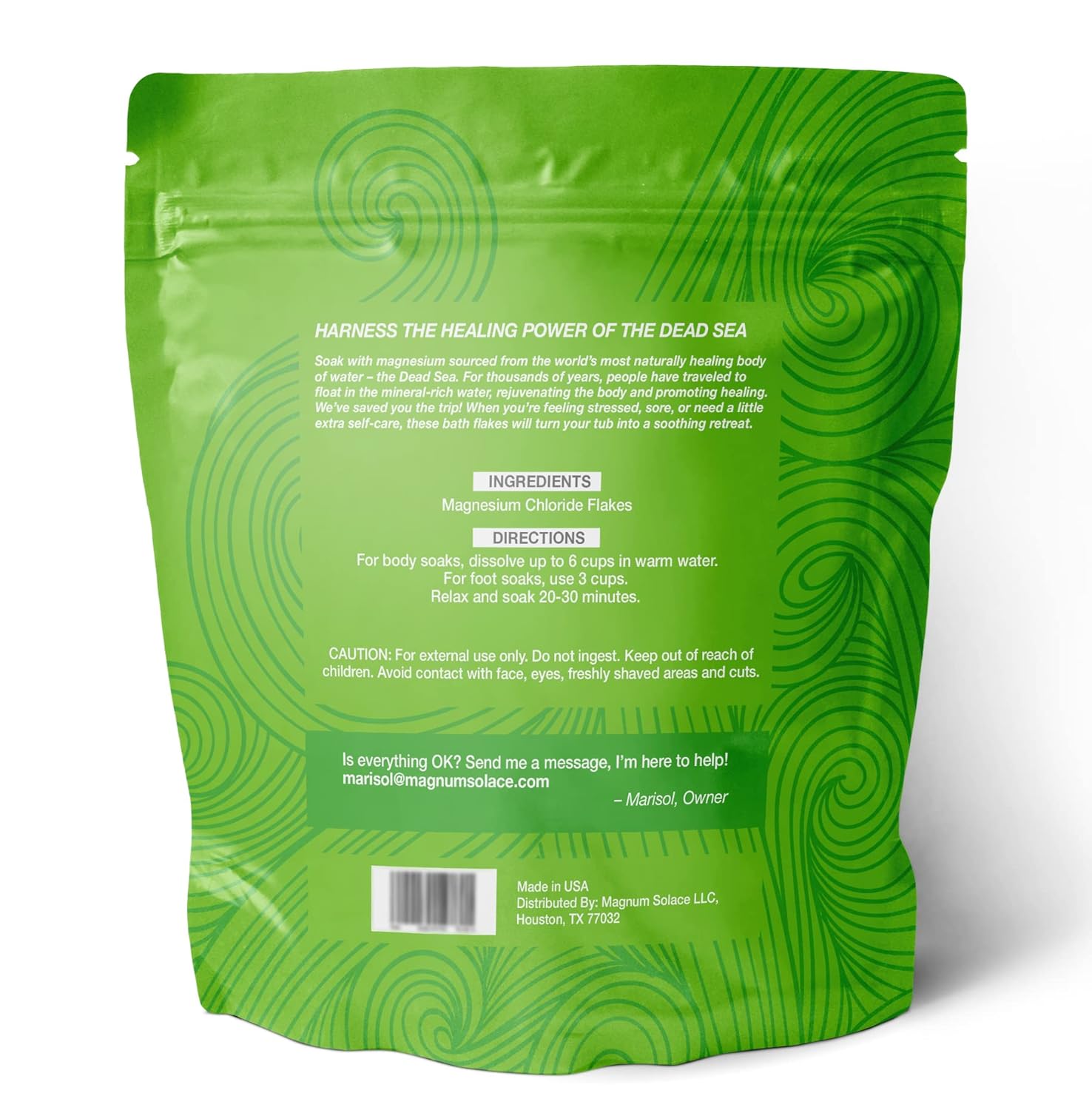 Bundle: Magnum Solace Pure Magnesium Flakes & Cream - Natural Relief Solution