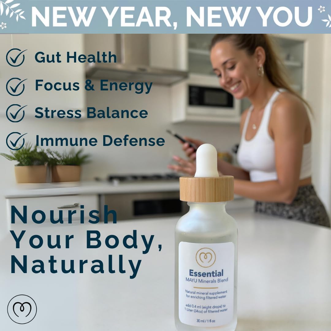 Bundle: MAYU Essential Blend & Electrolyte Water Drops for Hydration and Mineral Charge