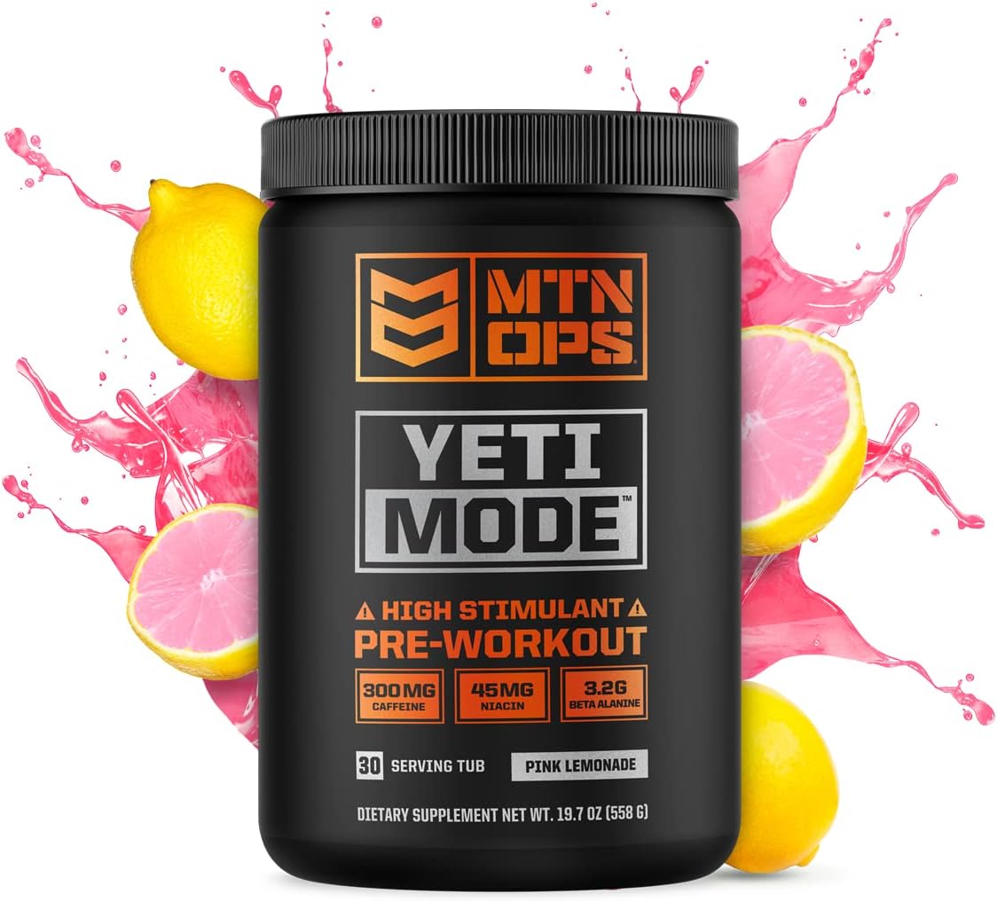 Bundle: MTN OPS Yeti Mode Pink Lemonade + Hydrate Lemonade - Save on Energy and Hydration