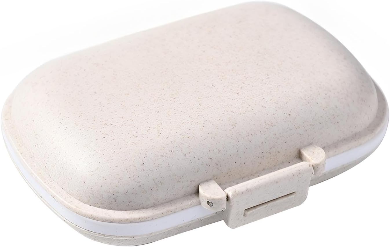 Bundle: Nature Made Iron 65mg 365 Tablets + Travel Pill Organizer 8 Compartments - Khaki Color