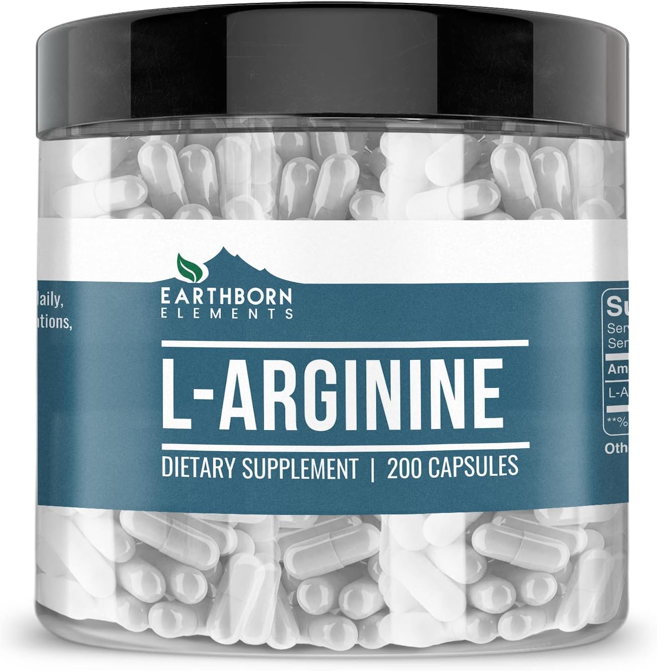 Bundle of 200 Capsules Each of Earthborn Elements Pine Bark, L-Arginine, & L-Citrulline - Pure & Additive-Free