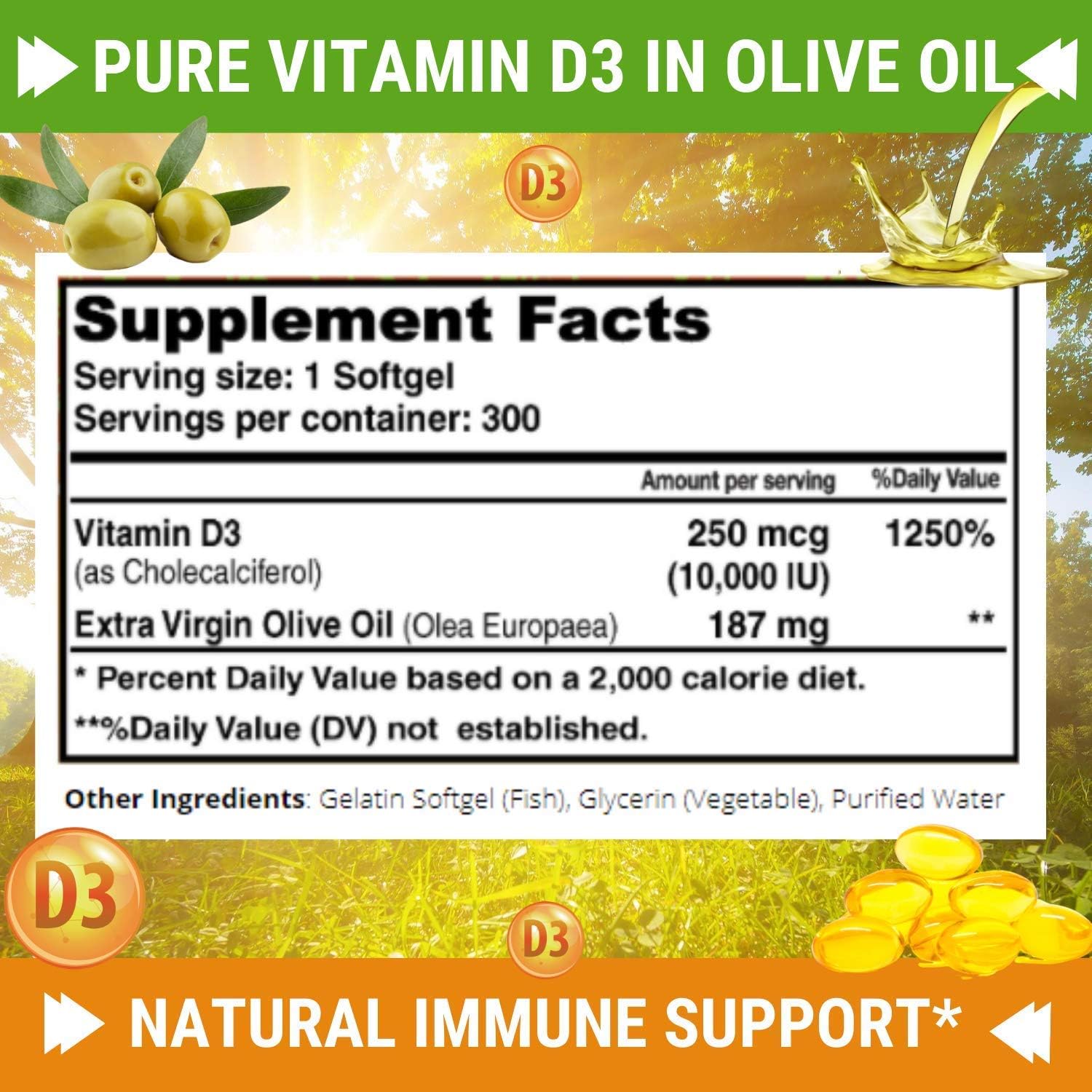 Bundle of FRESH HEALTHCARE Immune Multivitamin and Vitamin D3 for Immune Support
