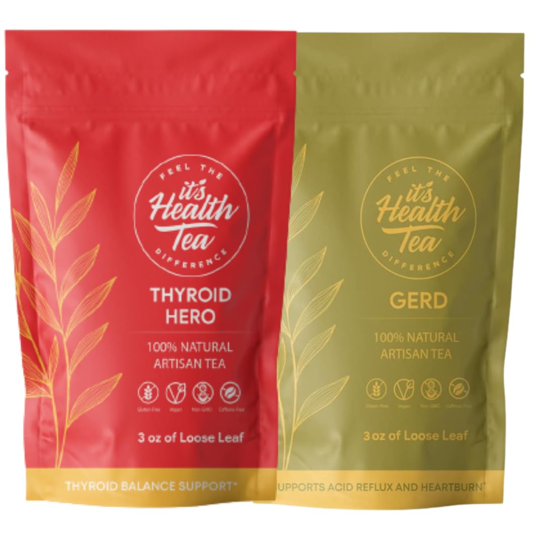 Bundle of Health Tea and Thyroid Digestive Tea for Wellness
