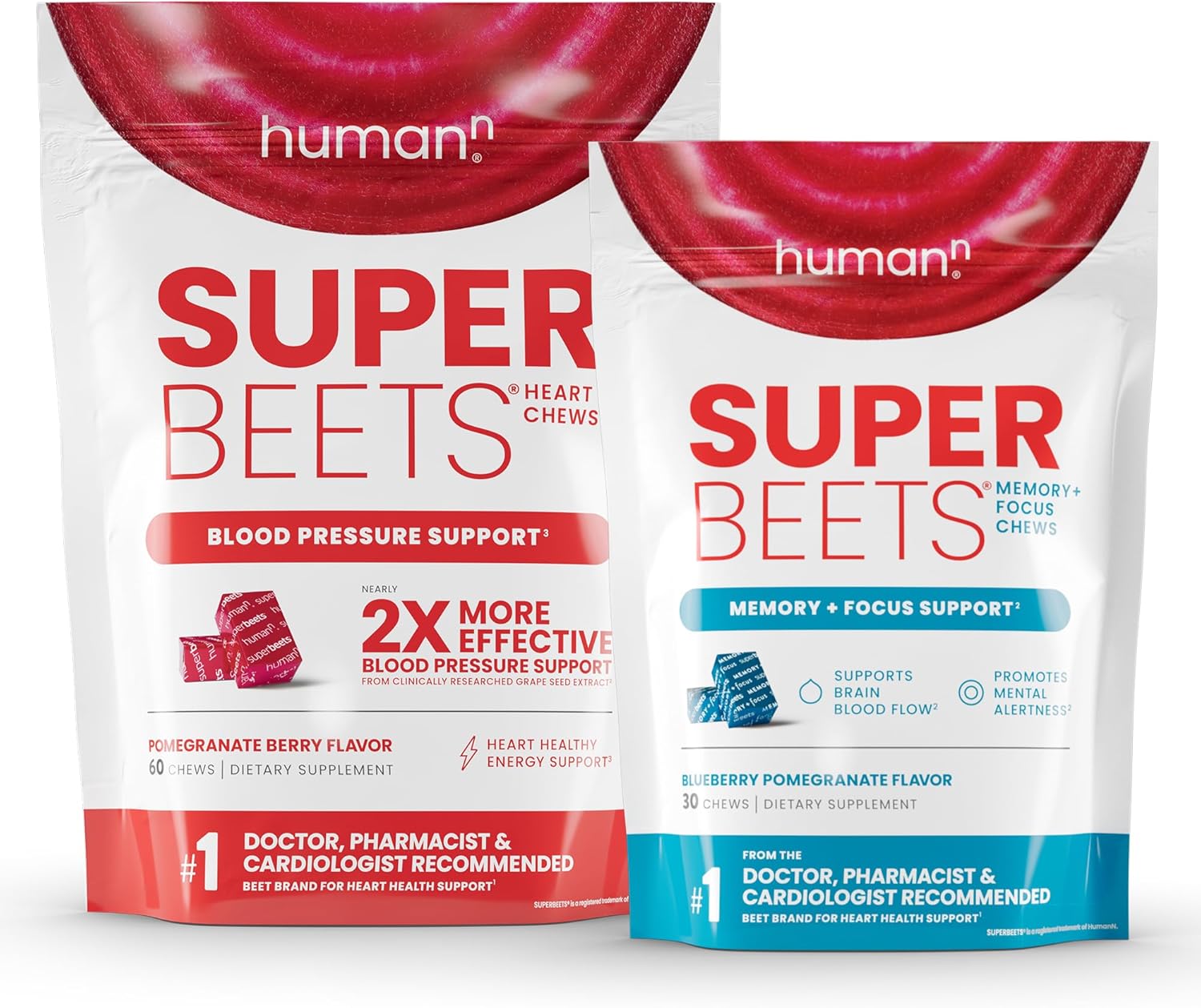 Bundle of humanN SuperBeets for Heart & Mind Support