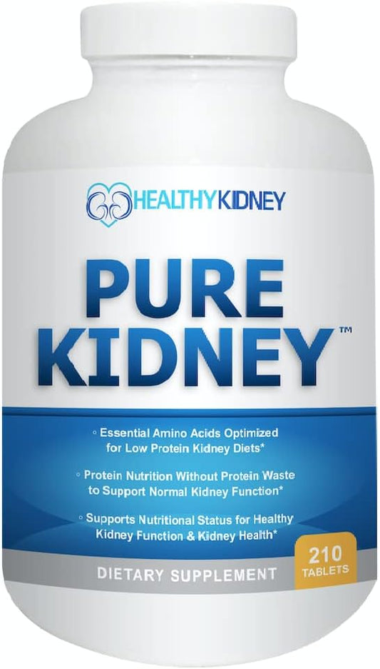Bundle of Kidney Restore Pure Health Supplement, Amino Acid Pills, and Vitamin D Kidney-D Supplement