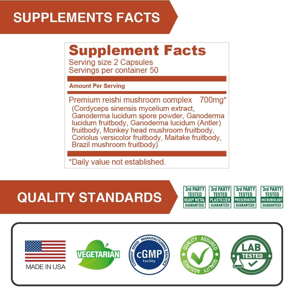 Bundle of Lovita Bee Propolis Capsules and Premium Reishi Mushrooms for Improved Nutrition and Well-Being