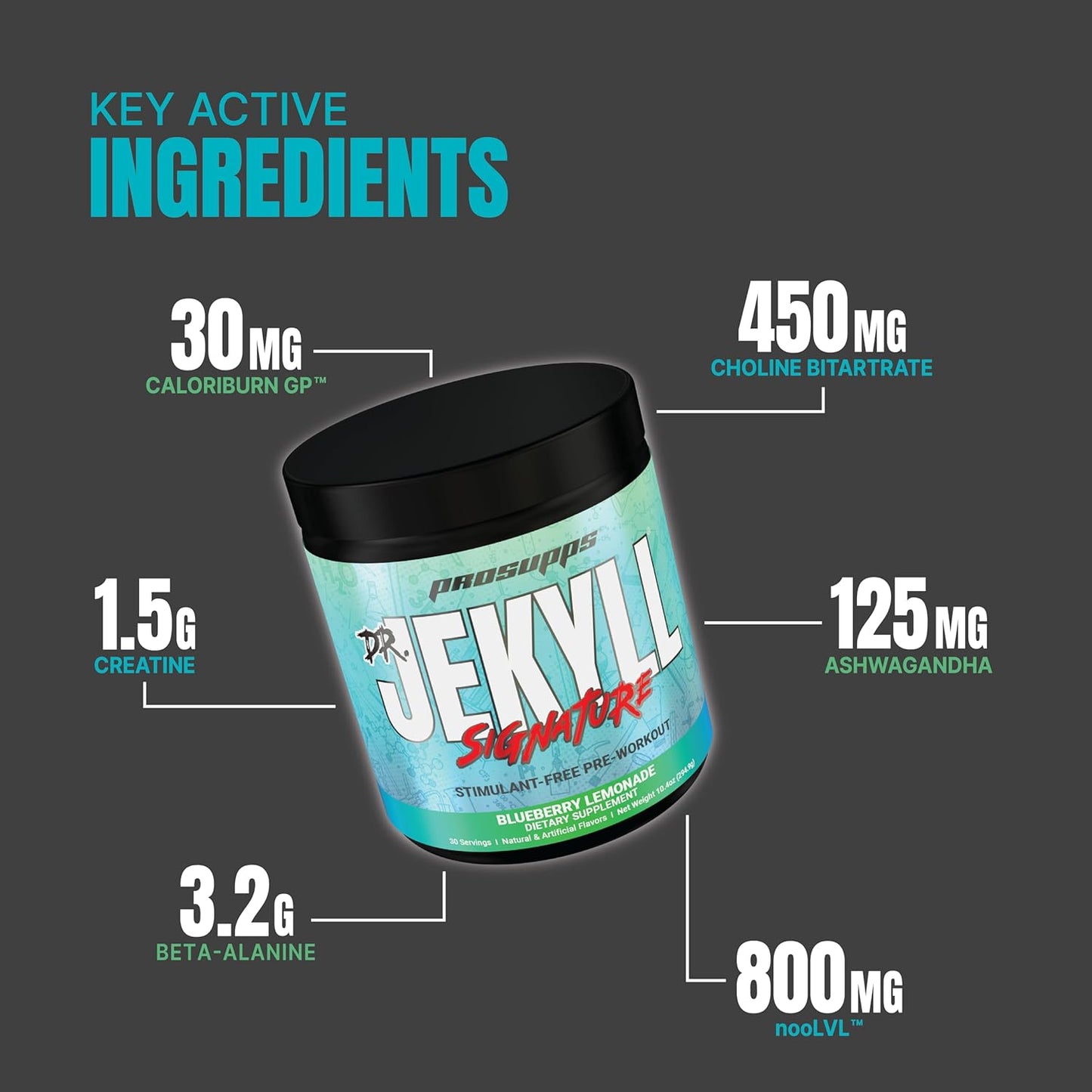 Bundle of PROSUPPS Mr. Hyde Signature Fruit Punch and Dr. Jekyll Signature Blueberry Lemonade