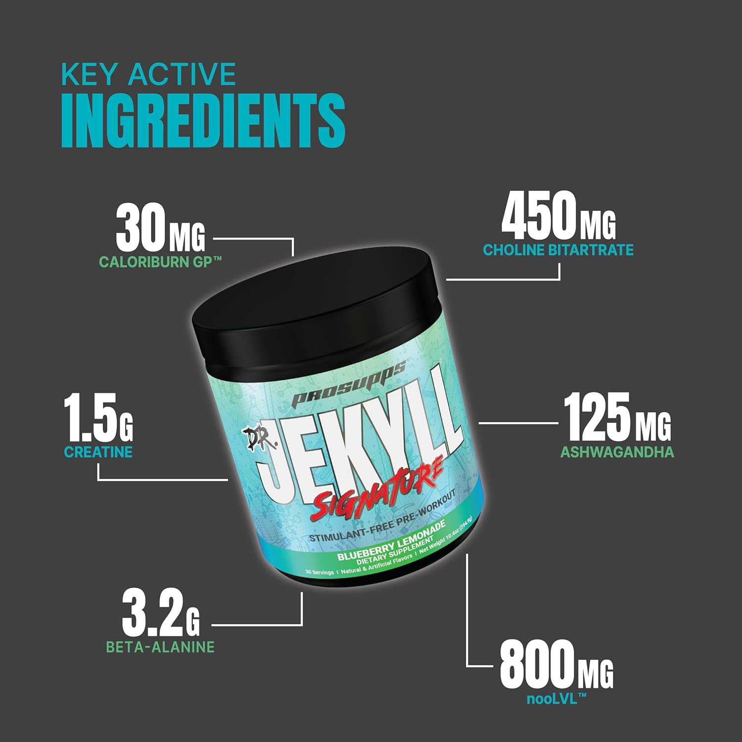 Bundle of PROSUPPS Mr. Hyde Signature Fruit Punch and Dr. Jekyll Signature Blueberry Lemonade