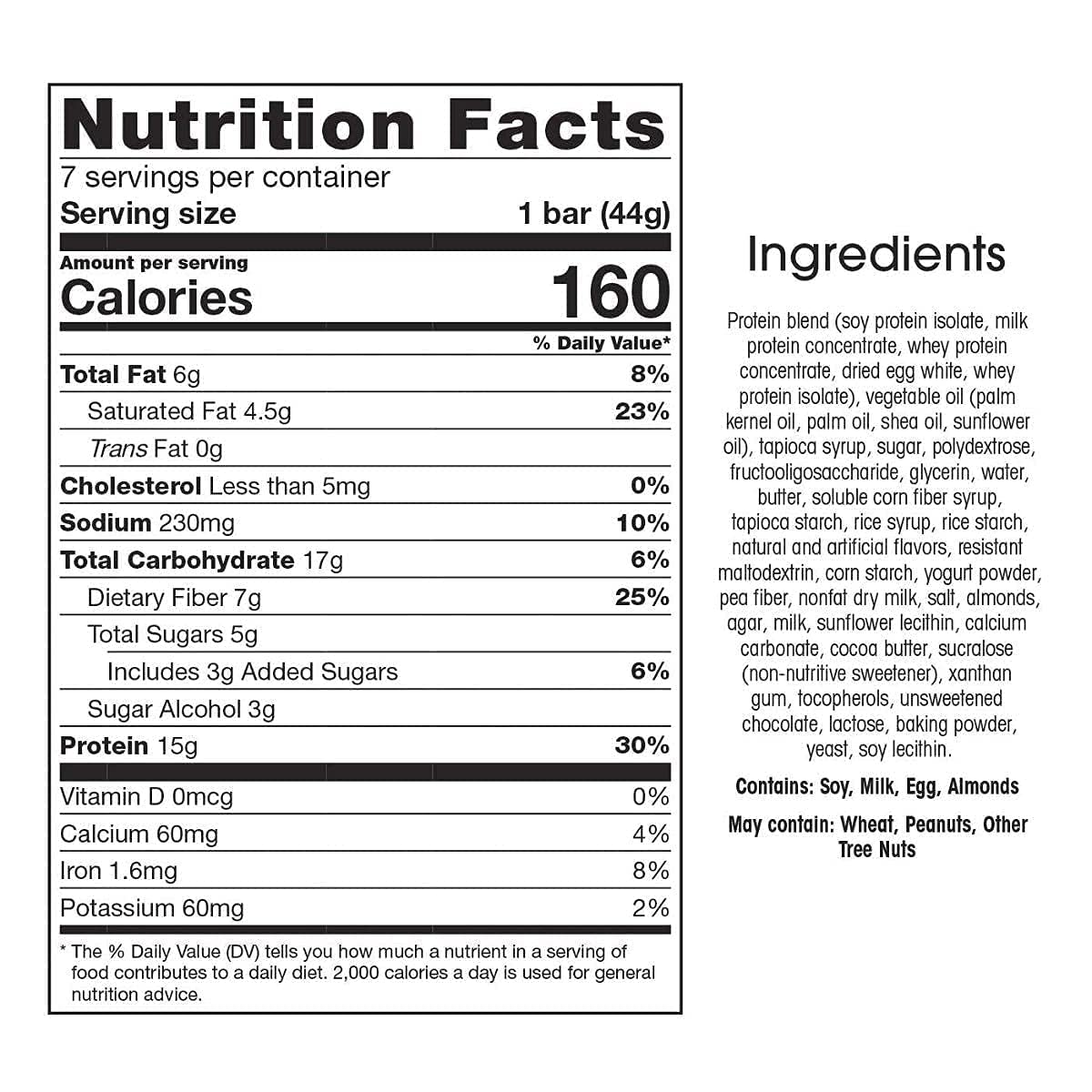 Bundle of WonderSlim Protein and Fiber Bars: Fluffy Salted Toffee Pretzel & Fluffy Nutter - Delicious and Nutritious Snack Bars for Slimming Formula